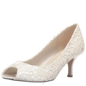 Paradox London Womens Emotion Ivory Lace/Satin 7 M